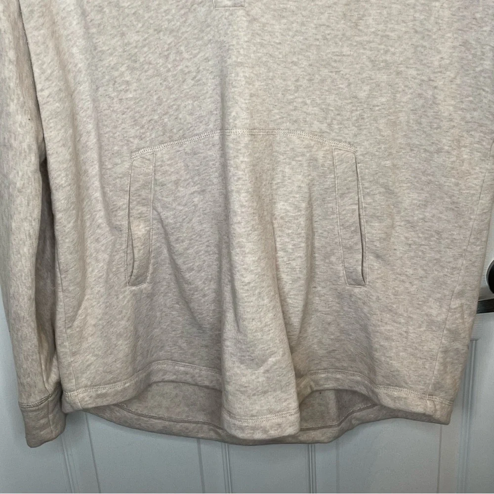 Soft Surroundings Alpina Pullover in Soft Taupe Heather L - Picture 6 of 10